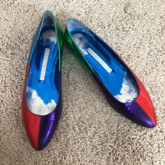 Perry Ellis Color Block Flats - Picture 4 of 4